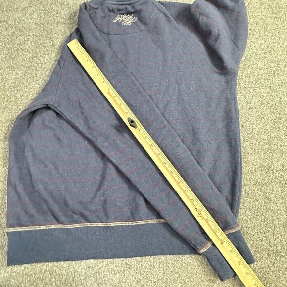 Marshall Artist Sweatshirt XL Blue Striped Crewneck - Picture 9 of 12